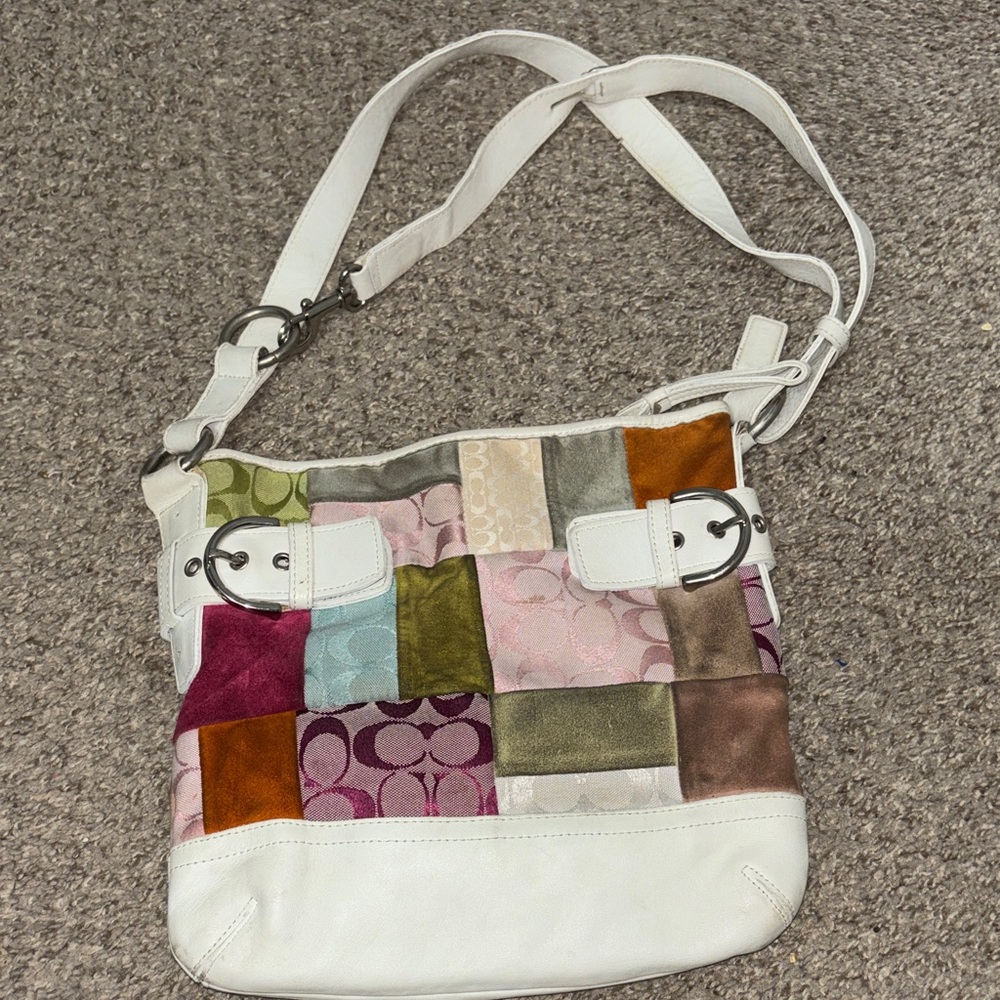 Authentic Coach 3573 Patchwork Handbag - image 1